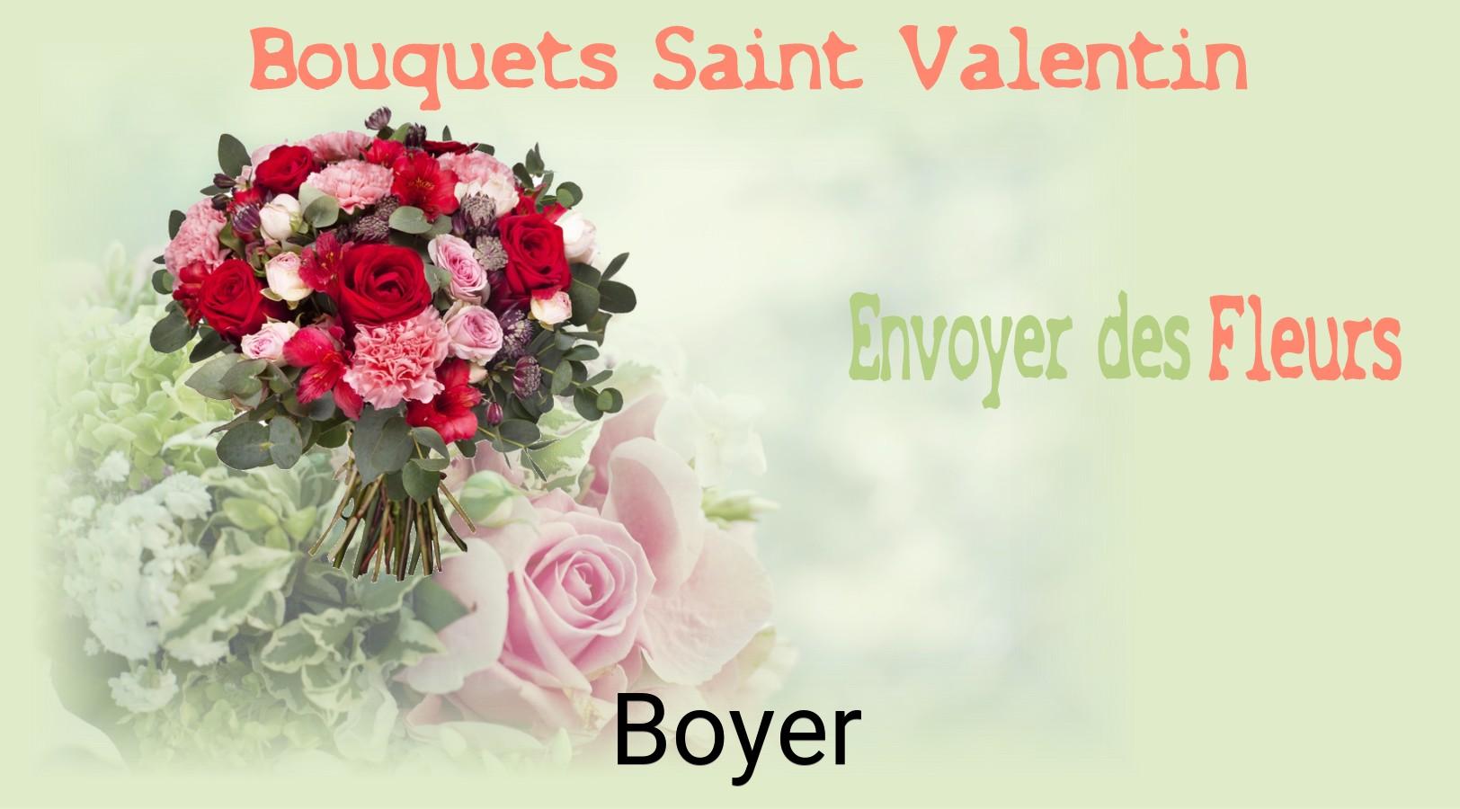 Roses de Saint-Valentin livrées à Boyer